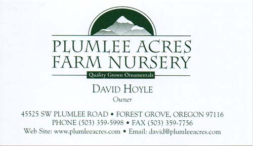 Plumlee Acres Farm Nursery 1